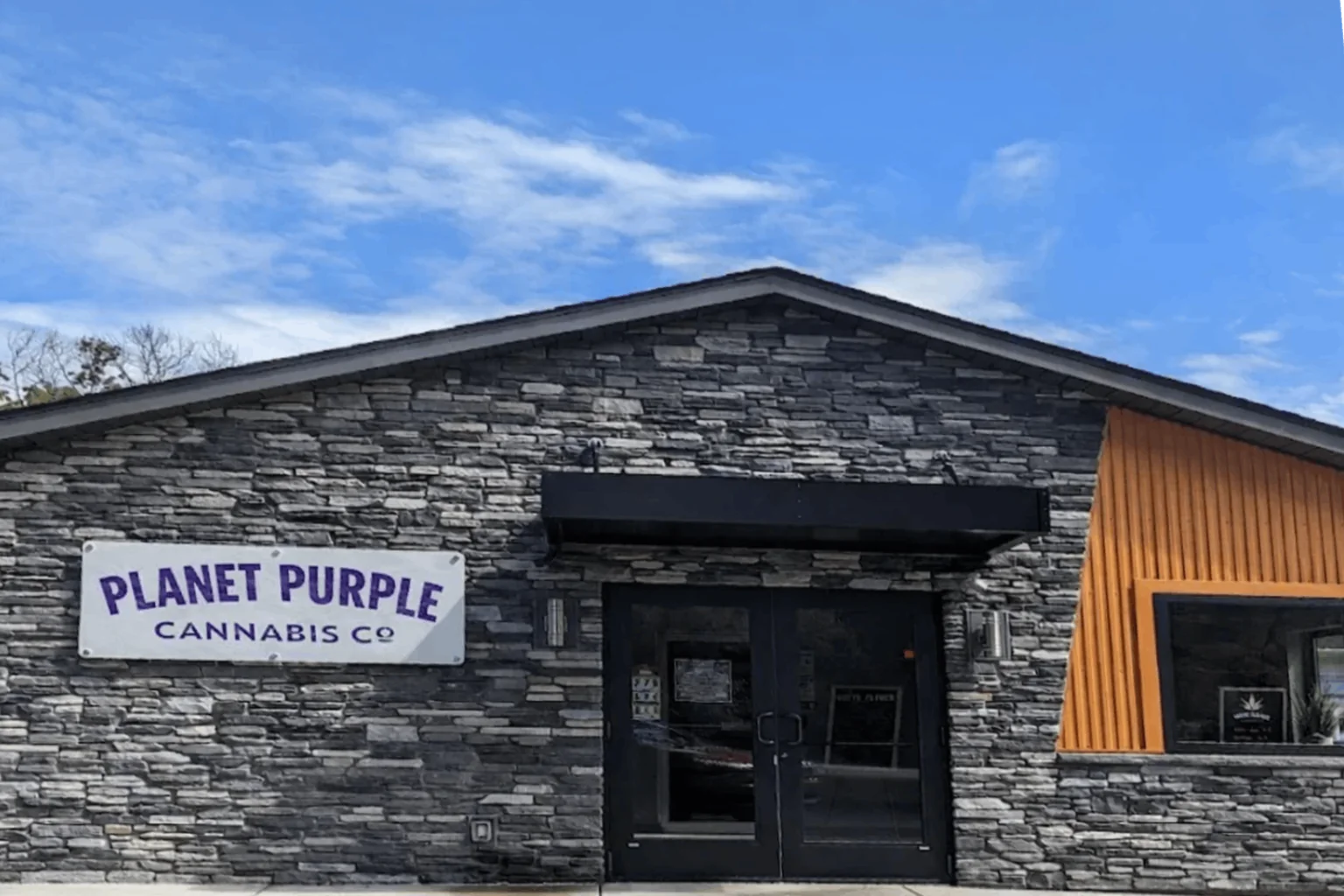 Planet Purple storefront on Red Arrow Highway in Paw Paw, Michigan