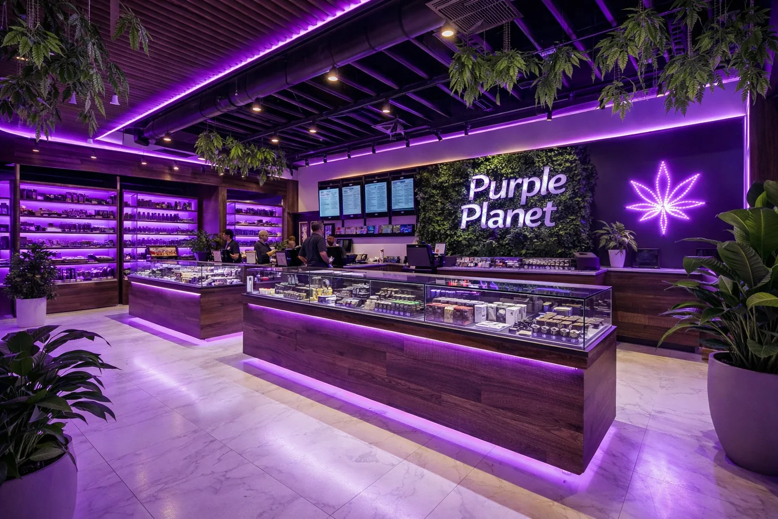 Cannabis flower available at Planet Purple